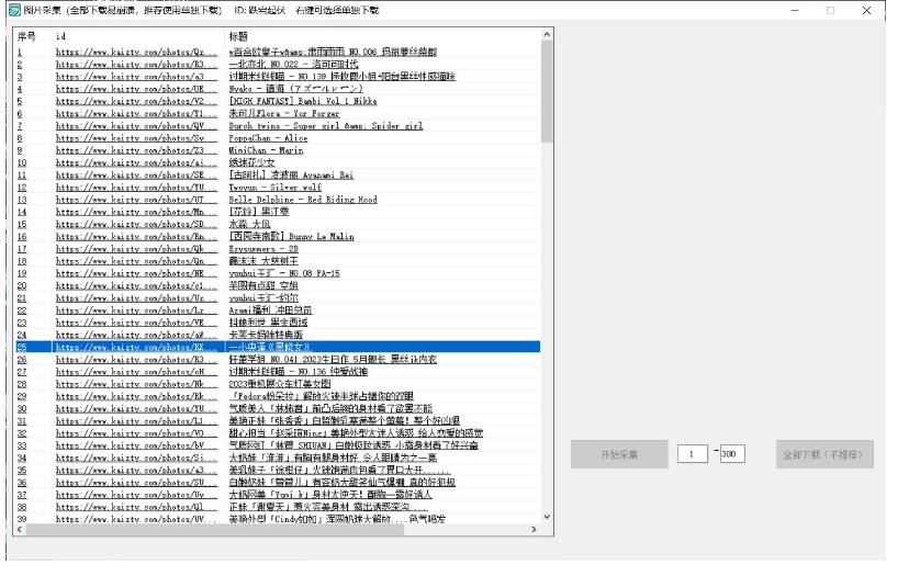 PC美女写真采集kaizty网站分身分术-趣奇资源网-第6张图片